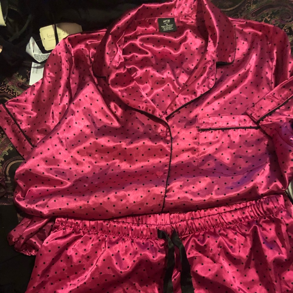 Silk pajamas